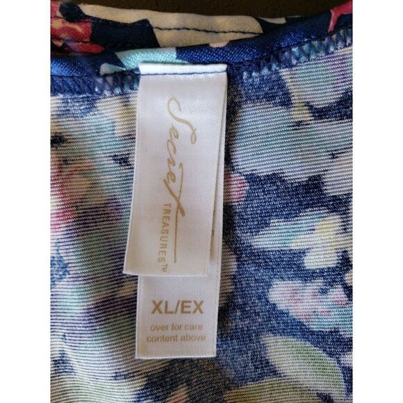 Women's Cami XL Floral Bustier Camisole Sleeveless Layer Floral Y2K Tank Silk - Picture 7 of 8